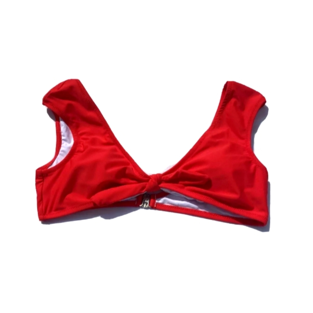 Cupshe Cute Red Top Twist Bikini Swimsuit/Bathing Suit Top See All Photos